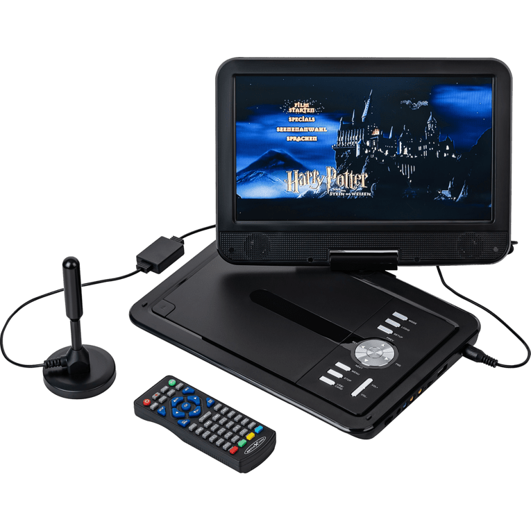 Reflexion DVD1025 Hordozható DVD lejátszó - Fekete (DVD1025)