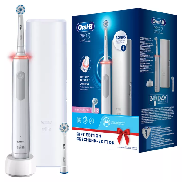 Elektrický zubní kartáček Oral-B Pro 3 3500 bílý