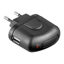 Goobay hálózati töltő USB-A 5V fekete (44008) (44008)