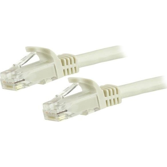 StarTech.com N6PATC150CMWH netværkskabel Hvid 1,5 m Cat6 U/UTP (UTP)