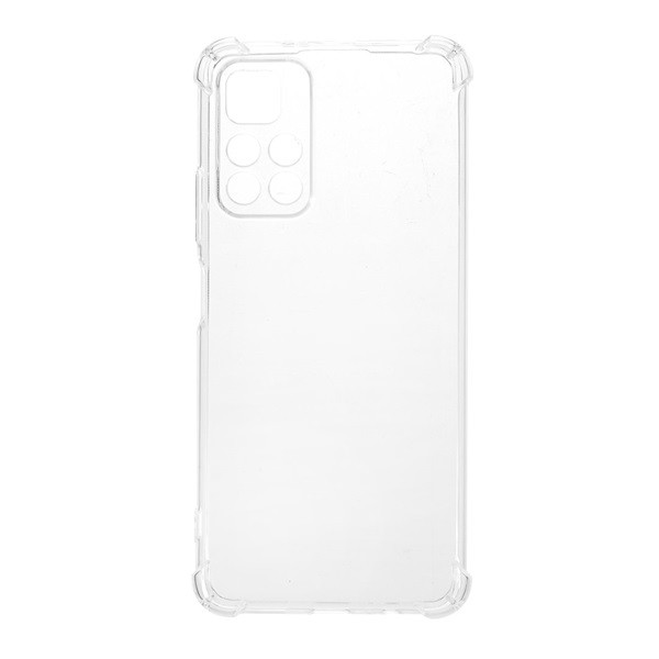 Szilikon telefonvédő (közepesen ütésálló, légpárnás keret) ÁTLÁTSZÓ [Xiaomi Poco M4 Pro 5G] (5996591128337)