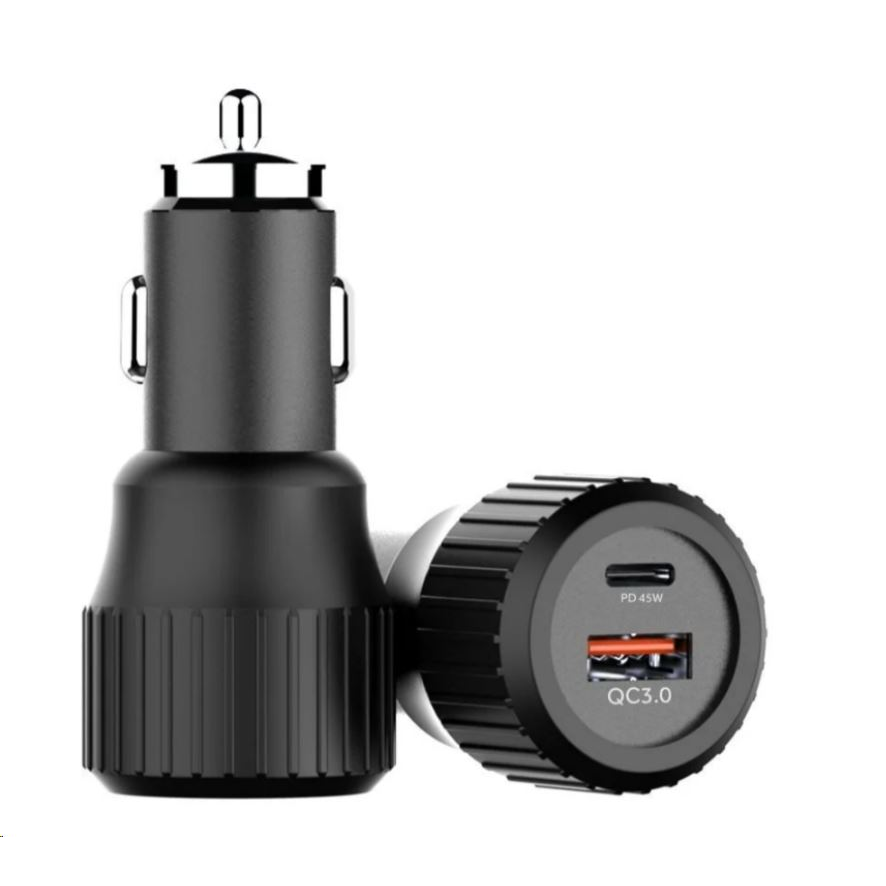 Choetech TC0010 USB A+C autós töltő (TC0010)