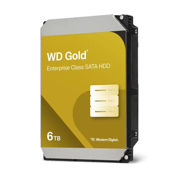 Western Digital WD6004FRYZ Gold, 6 TB, 3.5" SATA3, 256 MB, 7200 RPM, 255 MB/s