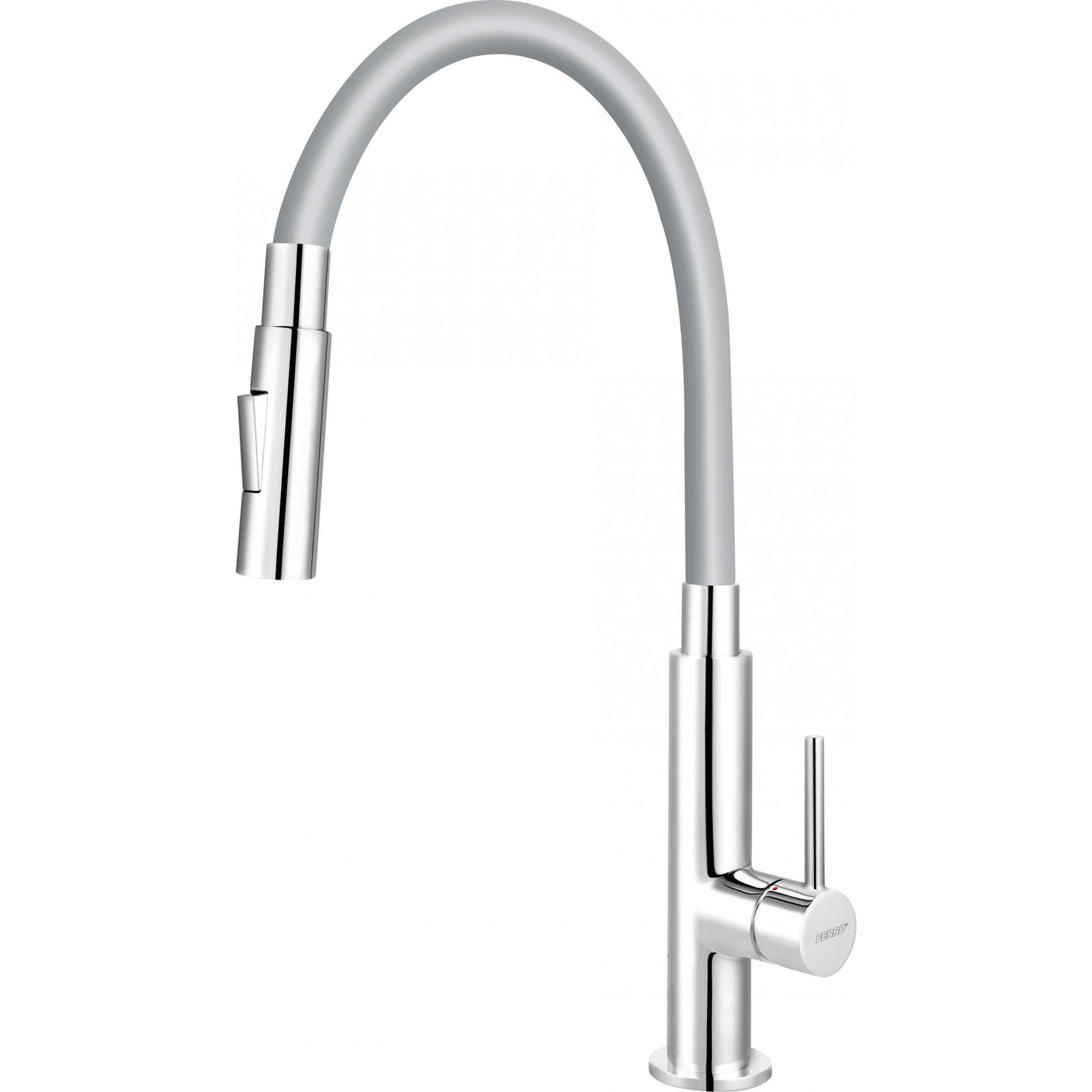 Ferro Zumba SLIM Zuhanyváltós Flexibilis Csaptelep - Szürke (BZA43S)