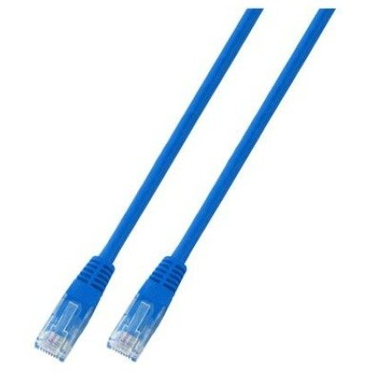 EFB RJ45 Patchkabel U/UTP, Cat.6, PVC, CCA, 0.5m, blau