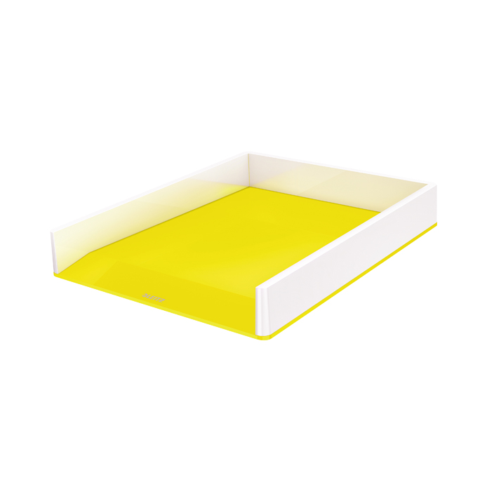 Leitz Wow műanyag Irattálca kettős színhatású - Sárga/Fehér (53611016)