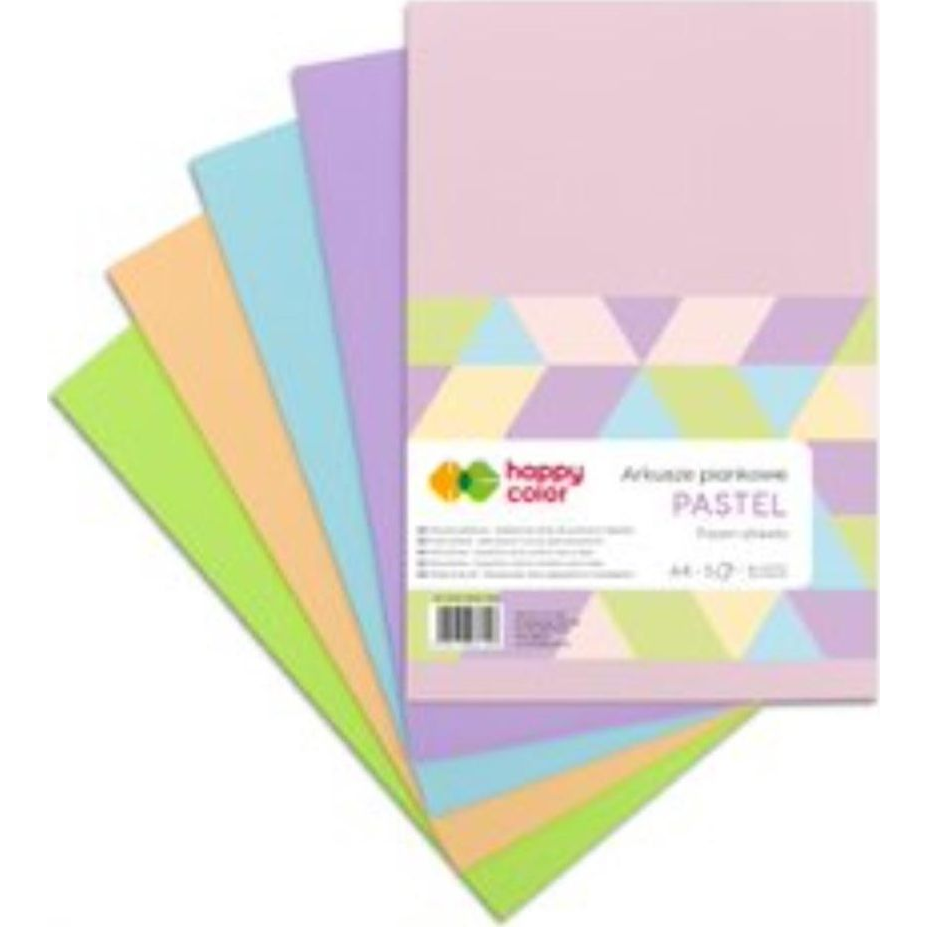 Happy Color Arkusze piankowe A4/5K Pastel 5 kolor. HAPPY COLOR