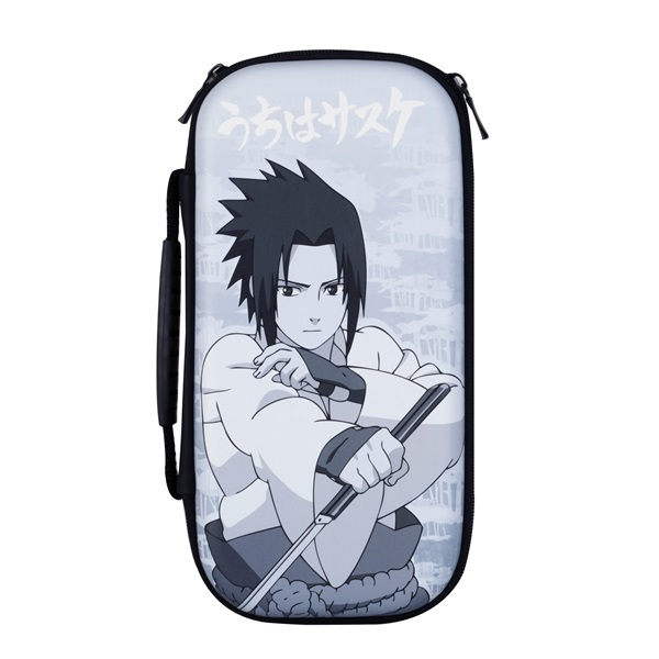 Konix Naruto Sasuke Hårdt etui Nintendo Sort, Grå, Hvid
