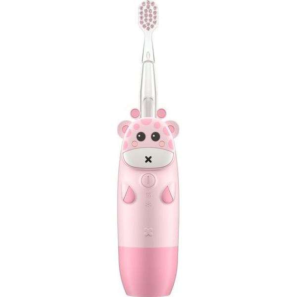 InnoGio GIOgiraffe Szónikus Elektromos Fogkefe Gyerekeknek Rózsaszín