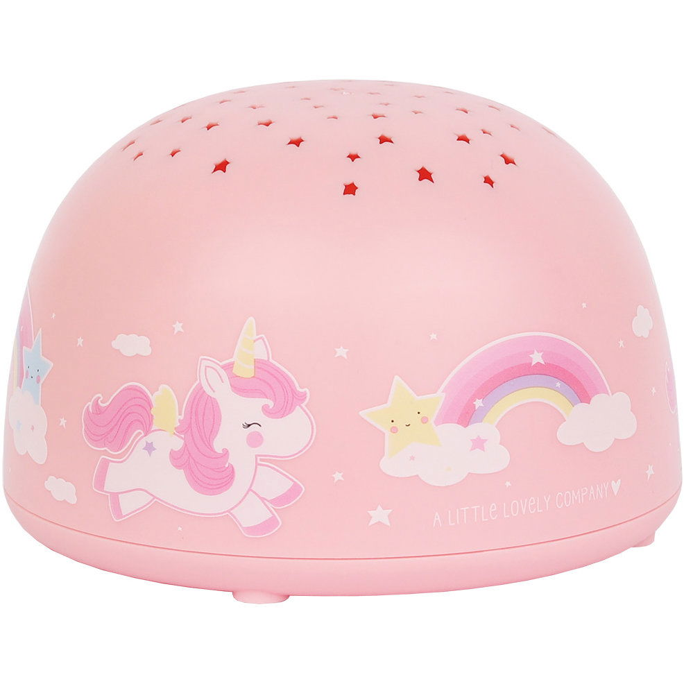 A Little Lovely Company lamp with unicorns projector (ALLC_PLUNPI05)