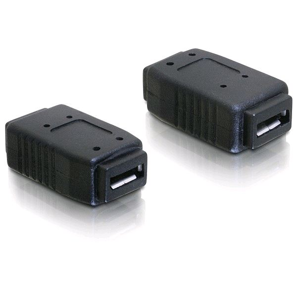 Delock adapter USB micro-A+B female --> USB micro-A+B female (65034)
