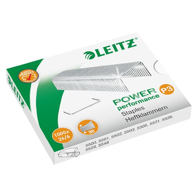 Leitz P3 26/6 Tűzőkapocs 1000 db (55720000)