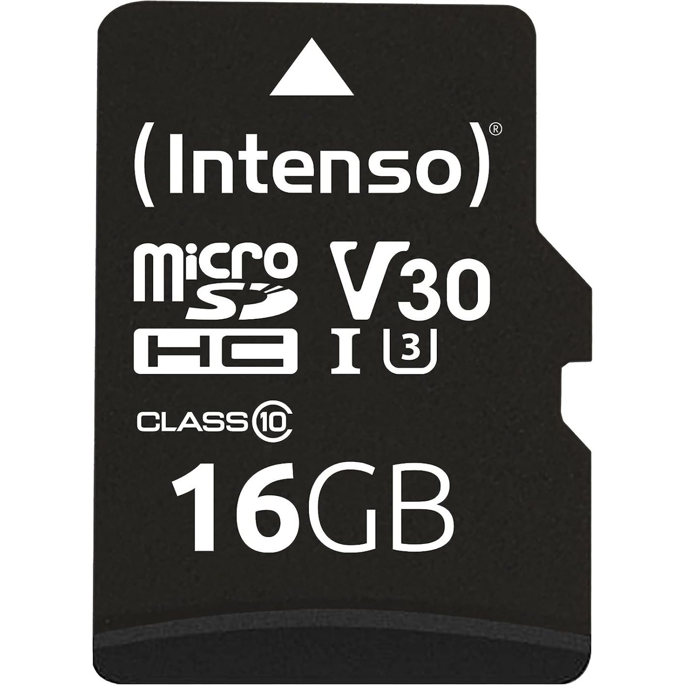 16GB microSDHC Intenso Professional memóriakártya + adapter UHS-I C10 U1 V30 (3433470) (3433470)