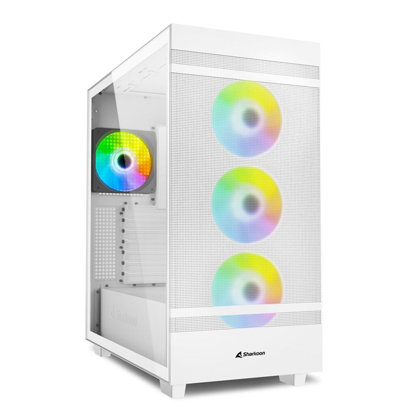 Sharkoon REBEL C50 RGB ATX Full Tower White