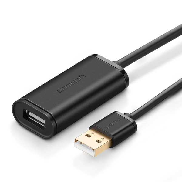 Ugreen 10324 USB-kabel USB 2.0 20 m USB A Sort