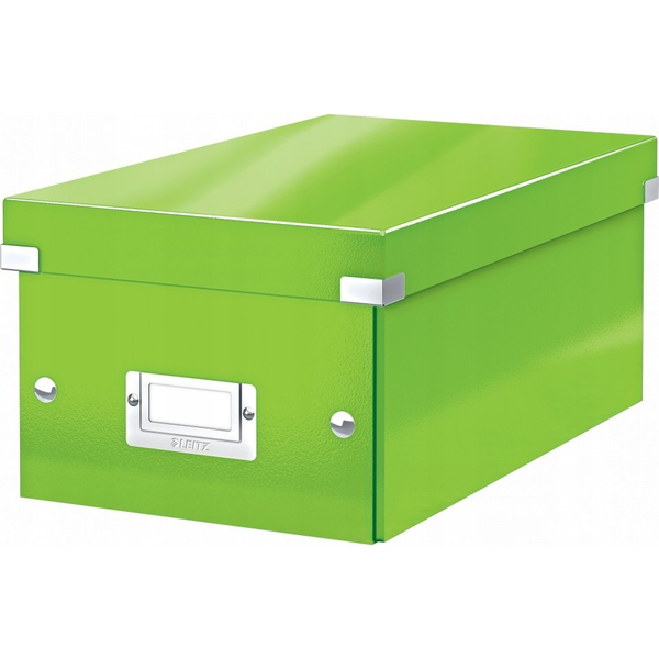 Leitz Click & Store WOW кутия за съхранение на оптични дискове 40 дискове Зелен Фазер