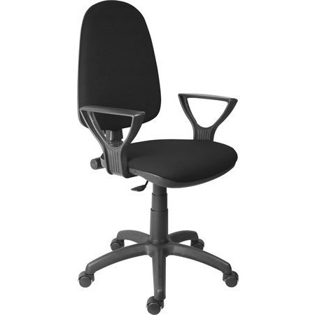 Megane Irodai forgószék LX karfás Fekete (MEGANE LX C.11 FEKETE)