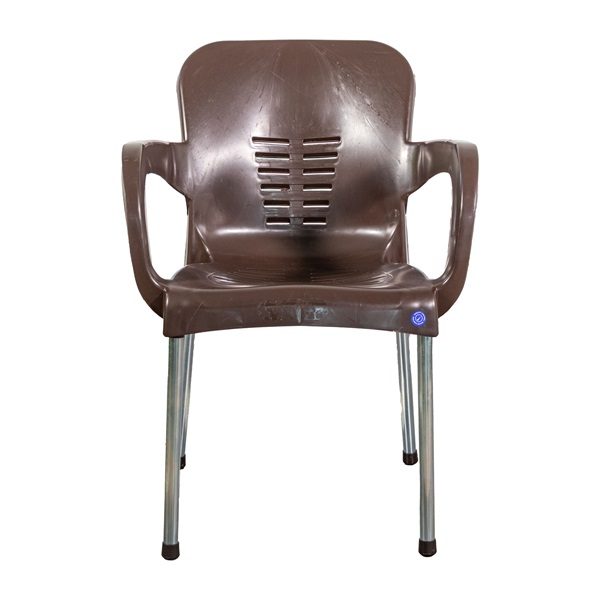 IRIS GF-700BR Paris barna kerti műanyag szék fém lábakkal 60x50x80cm (GF-700BR)