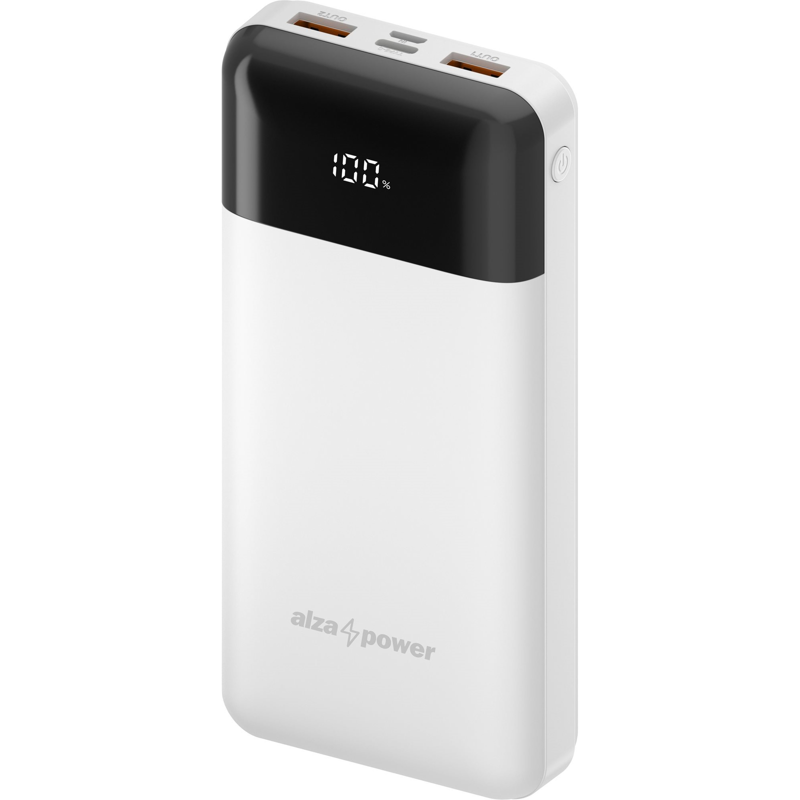 AlzaPower Parade 20000mAh Power Delivery (22,5 W) - fehér (APW-PBPA20PDW)