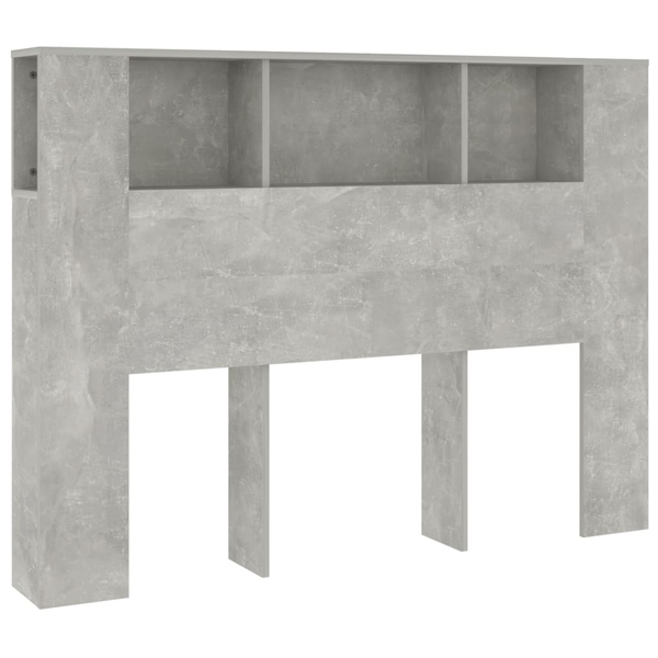 betonszürke áthidaló szekrény 140 x 18,5 x 104,5 cm