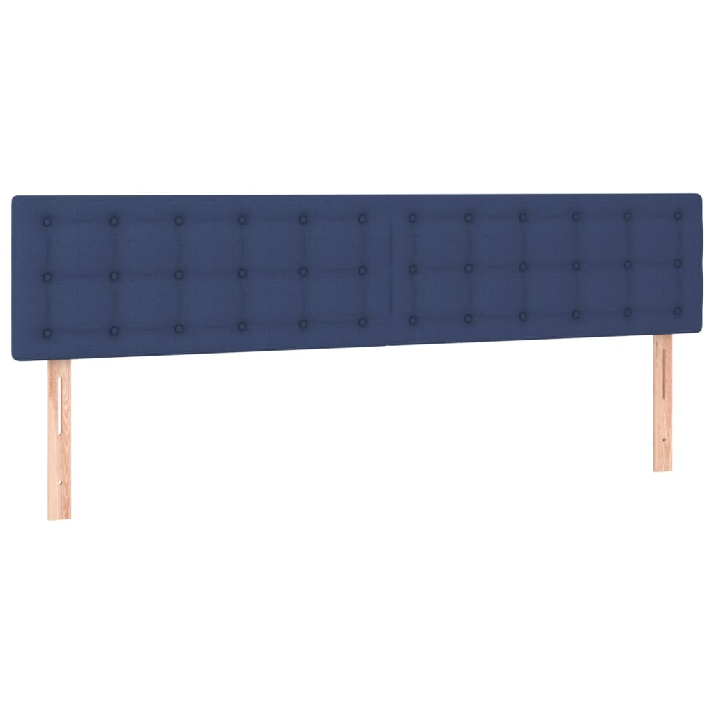 2 db kék szövet fejtámla 100x5x78/88 cm (346522)