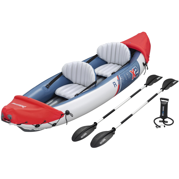 Bestway 65077 / 25 kayak da sport 1 persona(e) Multicolore Acrilonitrile butadiene stirene (ABS), Alluminio, Polipropilene (PP), Cloruro di polivinile (PVC) Kayak gonfiabile