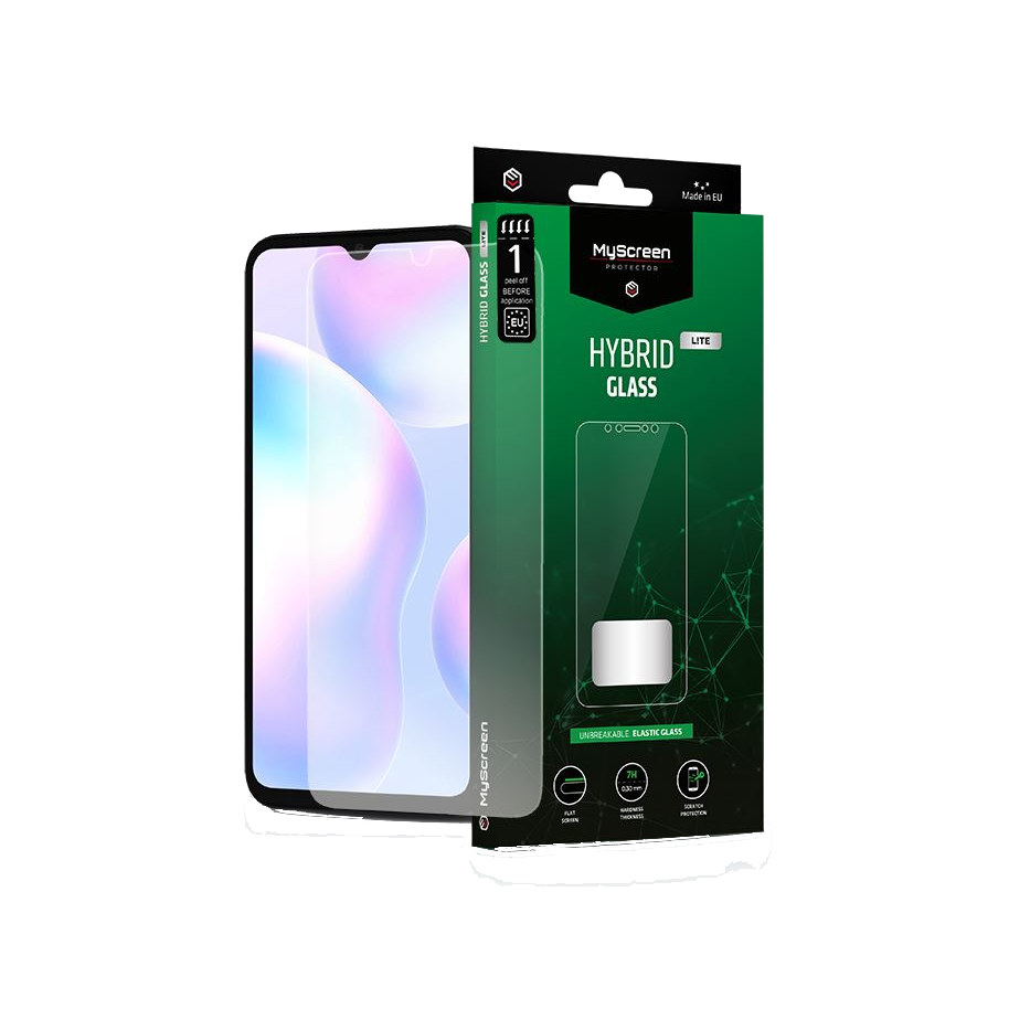 MyScreen Protector Hybrid Glass Lite Xiaomi Redmi 9A/9AT/9C rugalmas üveg kijelzővédő fólia (LA-2008) (LA-2008)