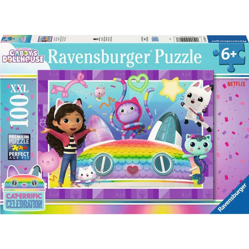 Ravensburger Gabby"s Dollhouse - Ünnepeljünk 100 darabos puzzle