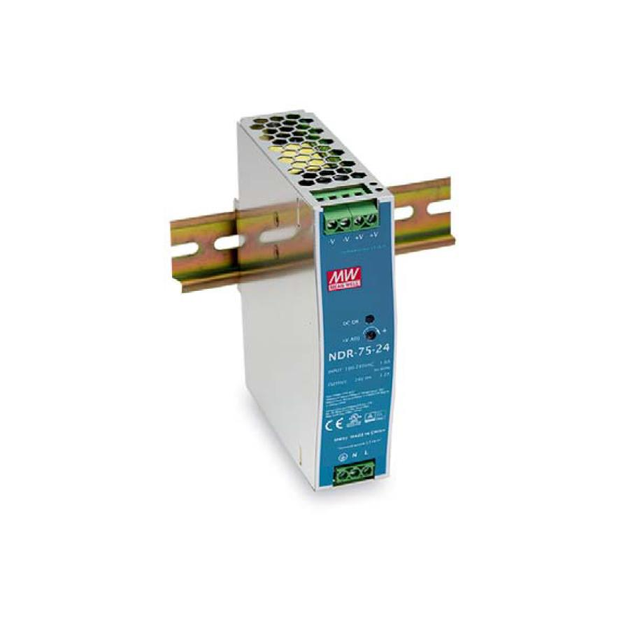 LevelOne POW-2432 tápegység 75 W Kék, Ezüst (POW-2432)