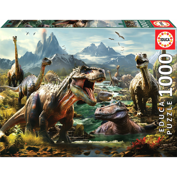 Puzzle 1000 Piezas Dinosaurios Feroces