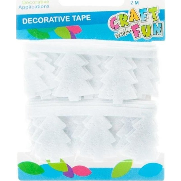  Craft with Fun CF OZDOBA BN TASMA SPRZYL FILC CHOIN 3CM 12/288