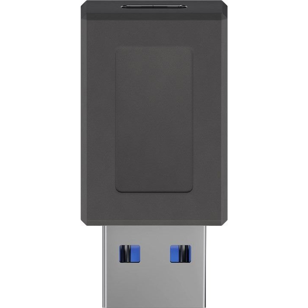 goobay USB-A apa - USB-C anya Adapter - Fekete