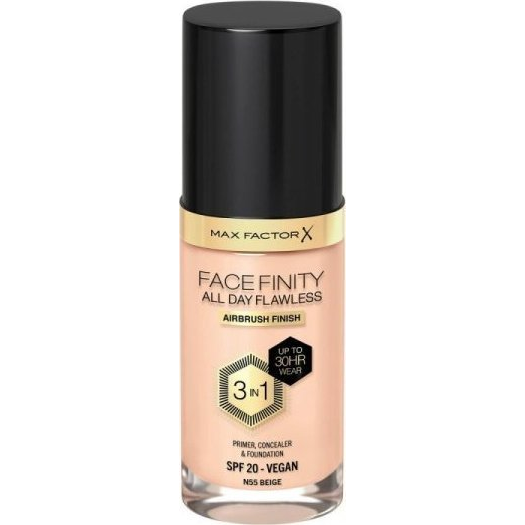 Max Factor Facefinity Celodnevni Brezhibni Tekoči Temelj N55 Beige, 30ml
