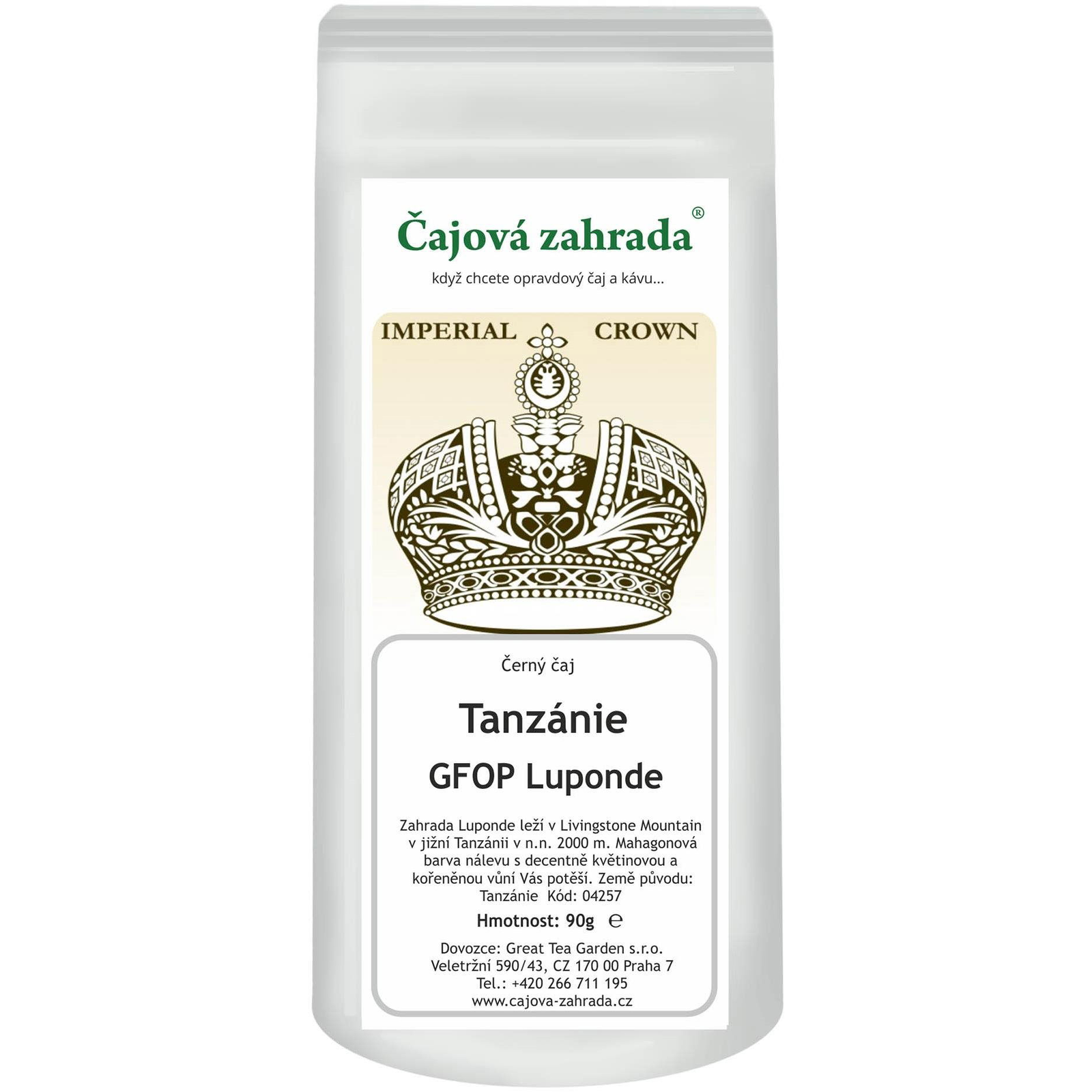 Tea Garden Tanzania GFOP Luponde - black tea, 90g (4257)