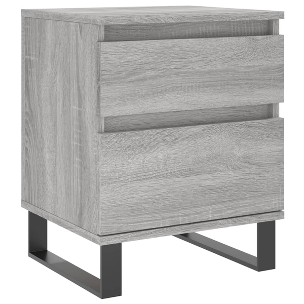 Нощно шкафче vidaXL, Сив сонома, 40x35x50 см, Инженерно дърво, 8.87 Kg