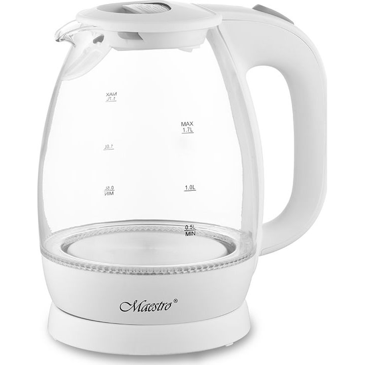Maestro MR-063 Vízforraló 1,7L 2200W Fehér (MR-063)
