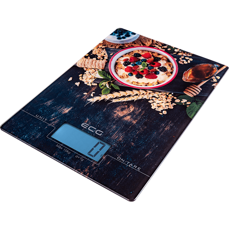 ECG KV 1021 Digitális konyhai mérleg - Mintás (KV-1021 BERRIES)