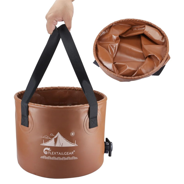 Flextail Flex Bucket 20L – Összecsukható kemping vödör (CBUCKET20L-BR-I)