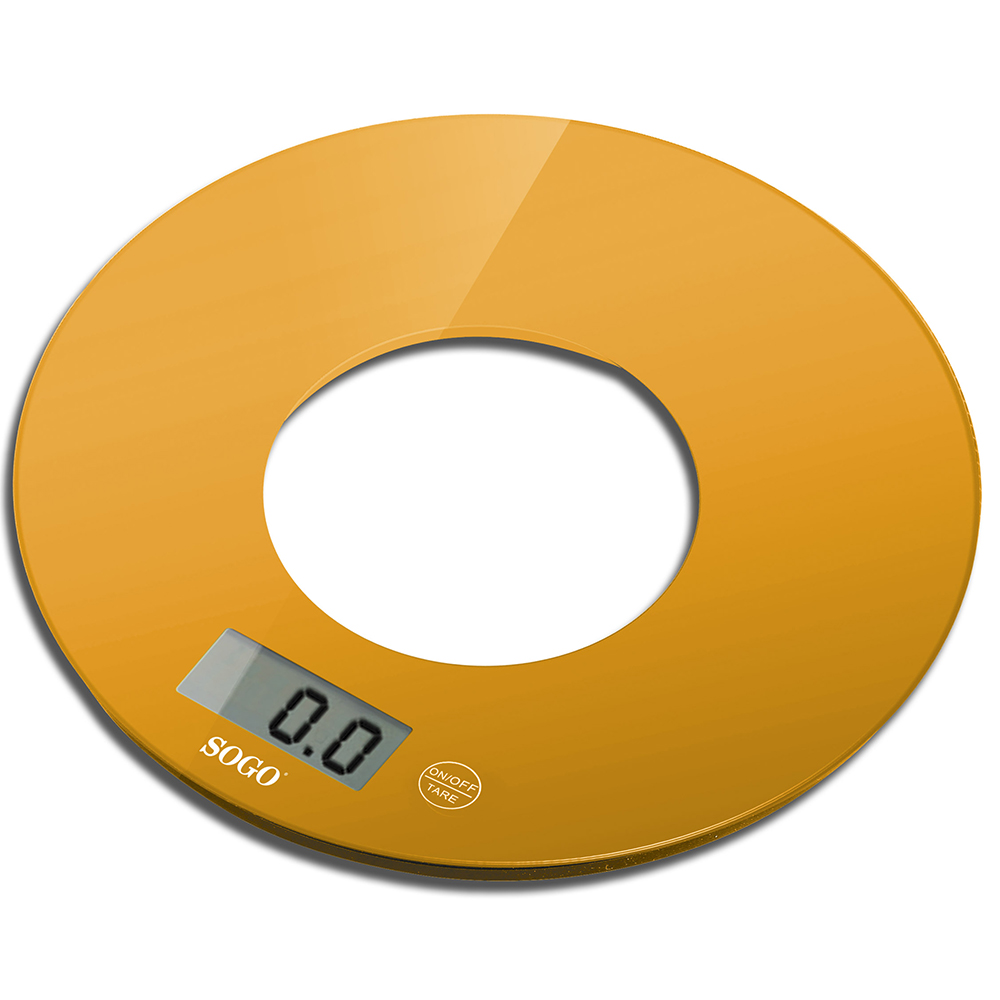 Sogo BAC-SS-3965O Digitális konyhai mérleg - Narancssárga (BAC-SS-3965O)