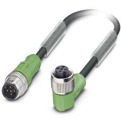 Sensor/Actuator cable SAC-5P-M12MS/0,6-PUR/M12FR 1681635 Phoenix Contact (1681635)