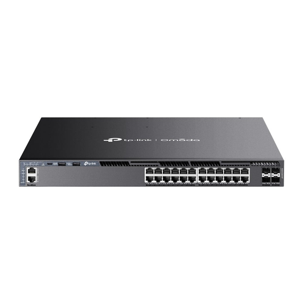 TP-Link Omada SG6428XHP netværksswitch Administreret L3 Gigabit Ethernet (10/100/1000) Strøm over Ethernet (PoE) 1U Sort