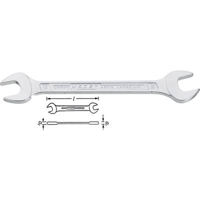 Kettős csavarkulcs 34 - 36 mm DIN 3110, DIN ISO 10102 Hazet 450N-34X36 (450N-34X36)