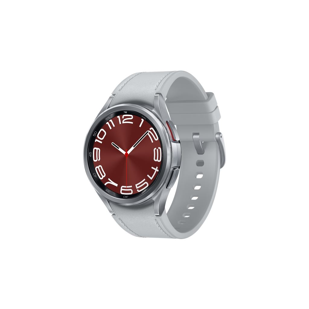 Samsung Galaxy Watch6 Classic okosóra 43mm LTE ezüst színű (SM-R955FZSAEUE) (SM-R955FZSAEUE)