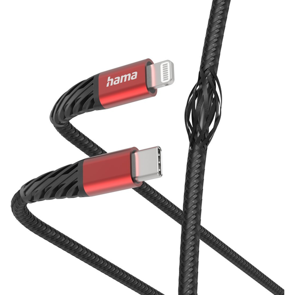 Hama Extreme 1,5 m Sort, Rød