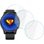 Комплект от 3 x 3MK защитно фолио за смарт часовник, съвместимо с Garmin Watch Venu 2s, пълно покритие, прозрачно