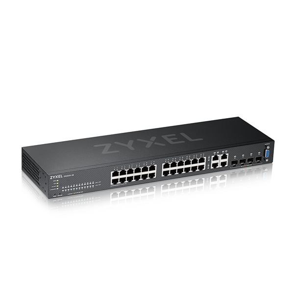 Zyxel GS2220-28-EU0101F netværksswitch Administreret L2 Gigabit Ethernet (10/100/1000) Sort
