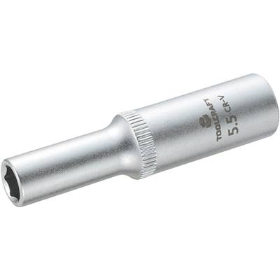 Dugókulcs betét 6,3 mm (1/4), 5,5x50 mm, TOOLCRAFT (816094)