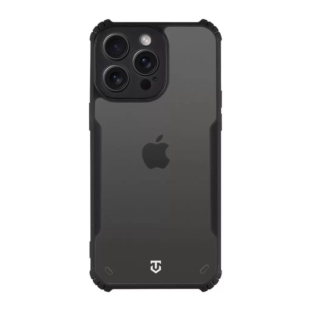 Tactical Quantum Apple iPhone 15 Pro Max tok átlátszó-fekete (129414) (t129414)