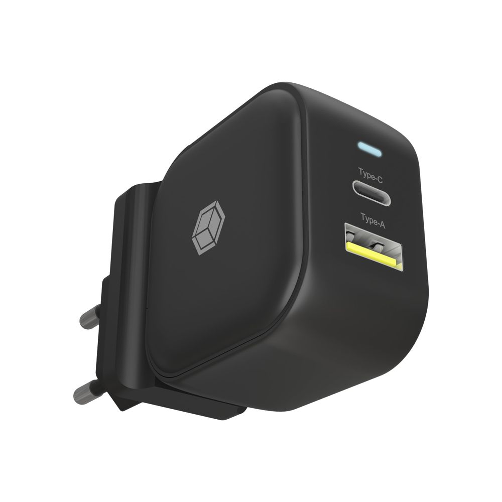 ICY BOX IB-PS106-PD Univerzális Fekete AC Gyorstöltés Beltéri (IB-PS106-PD)