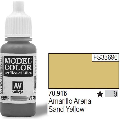 Vallejo Model Color Sand Yellow Akrilfesték 70916